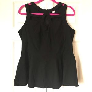 Black Peplum Top